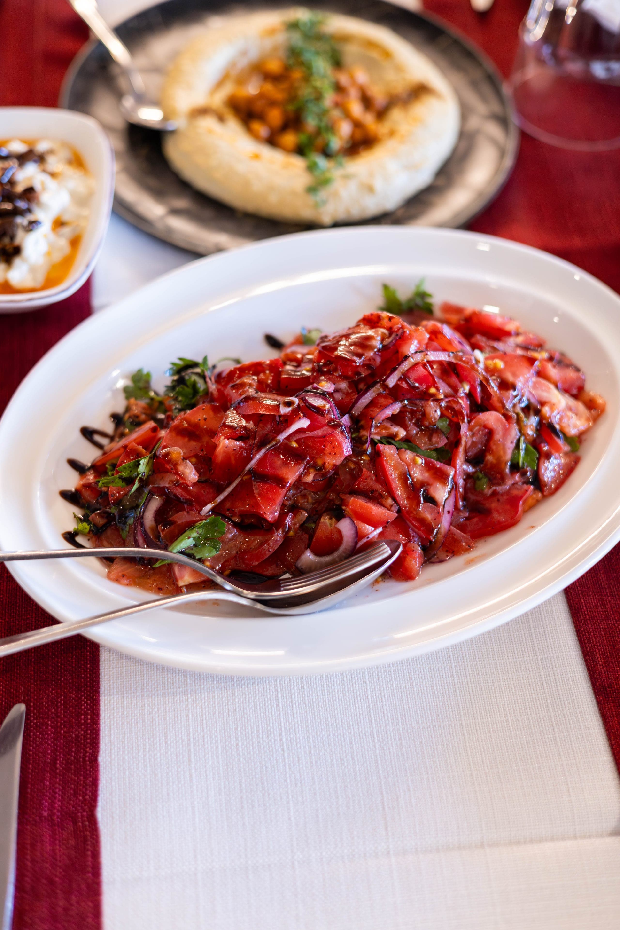 Çilekli salata